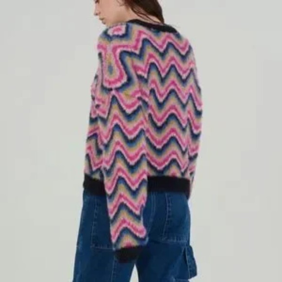 THE Ragged Priest Fluffy Knitted Sonic Jumper Sweater Sz S - Picture 10 of 12